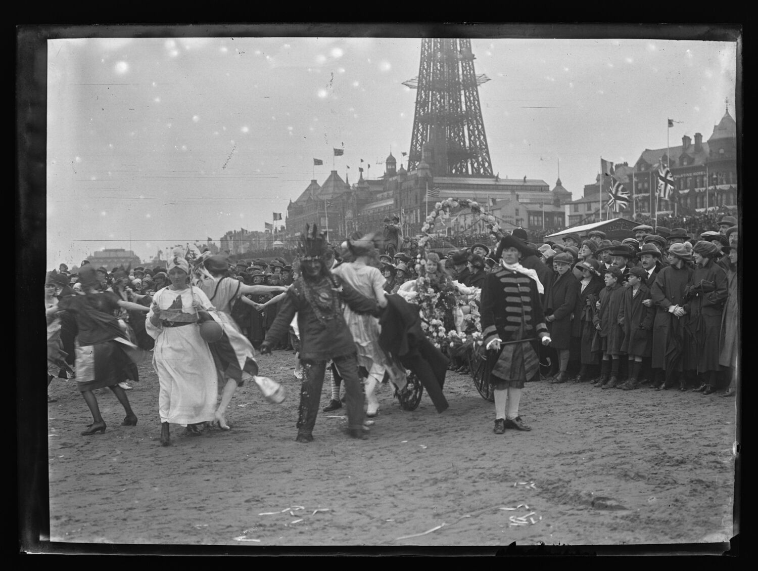 Revellers at South Shore Carnival, Blackpool