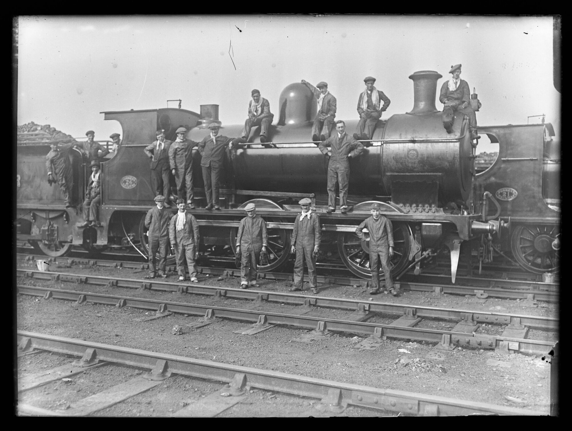 Furness Railway locomotive No. 24 at Barrow Sheds, Barrow-in-Furness