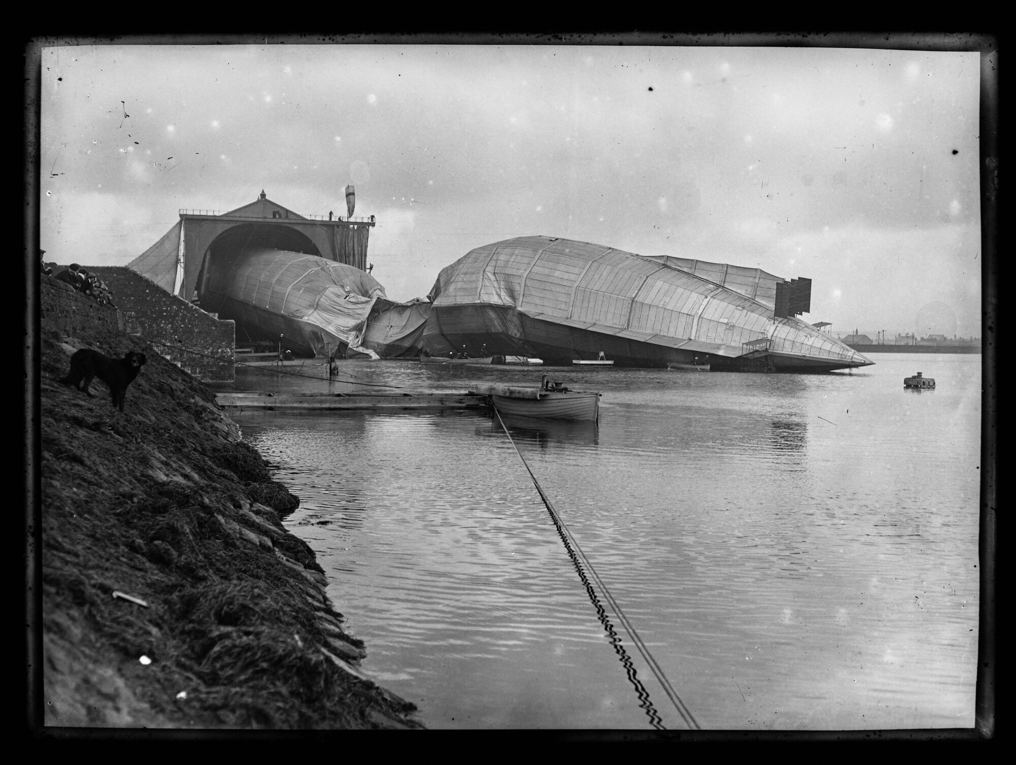 His Majesty's Airship No1 'Mayfly', Cavendish Dock, Barrow in Furness