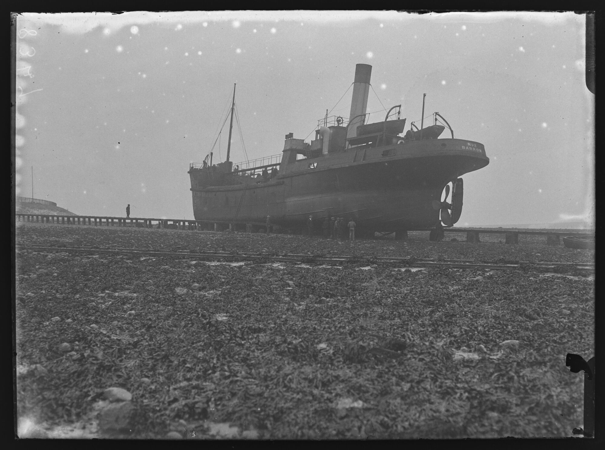 SS Arnotegi-Mendi and Hopper Aground, Walney Channel
