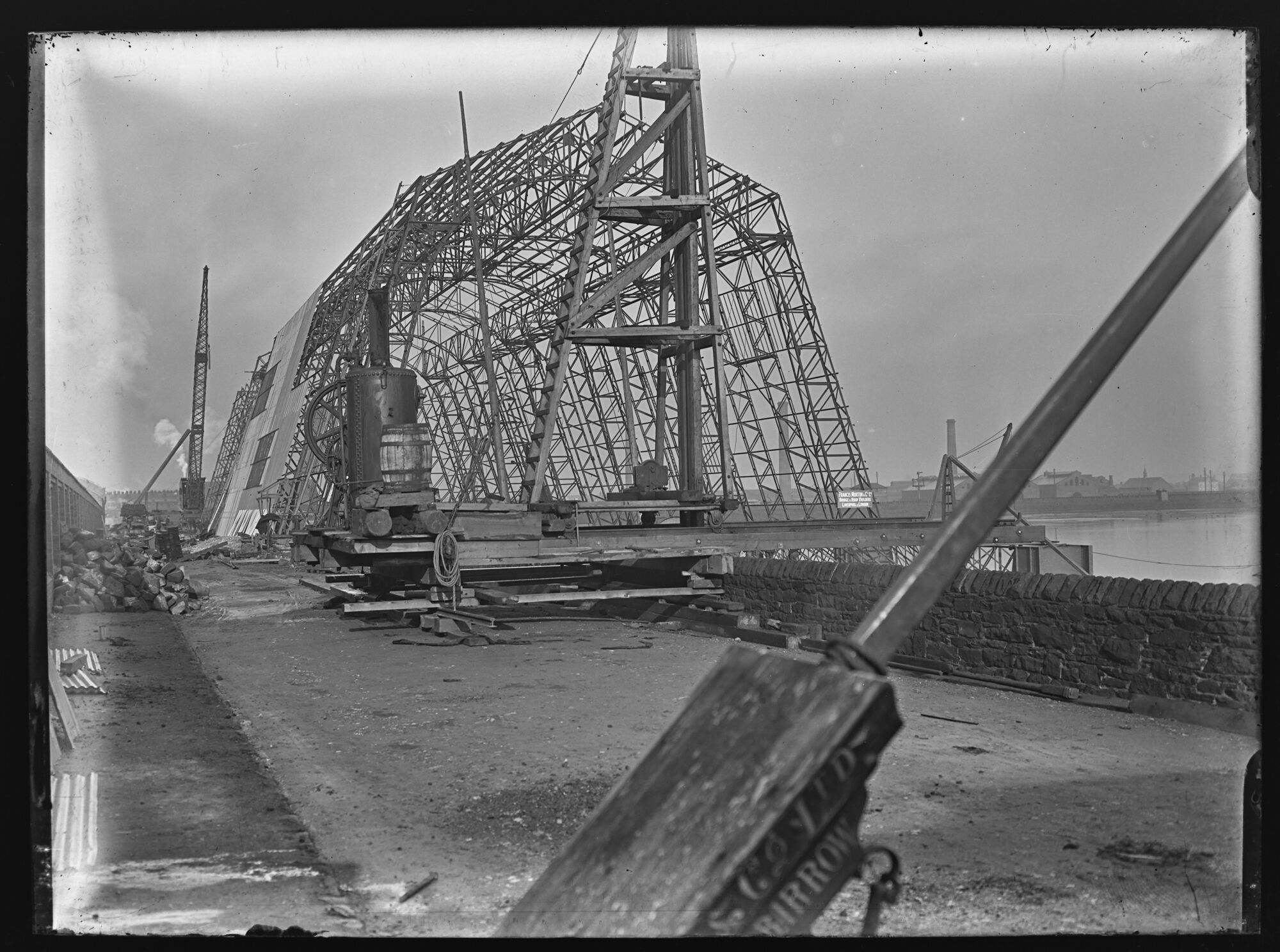 Airship Shed Under Construction