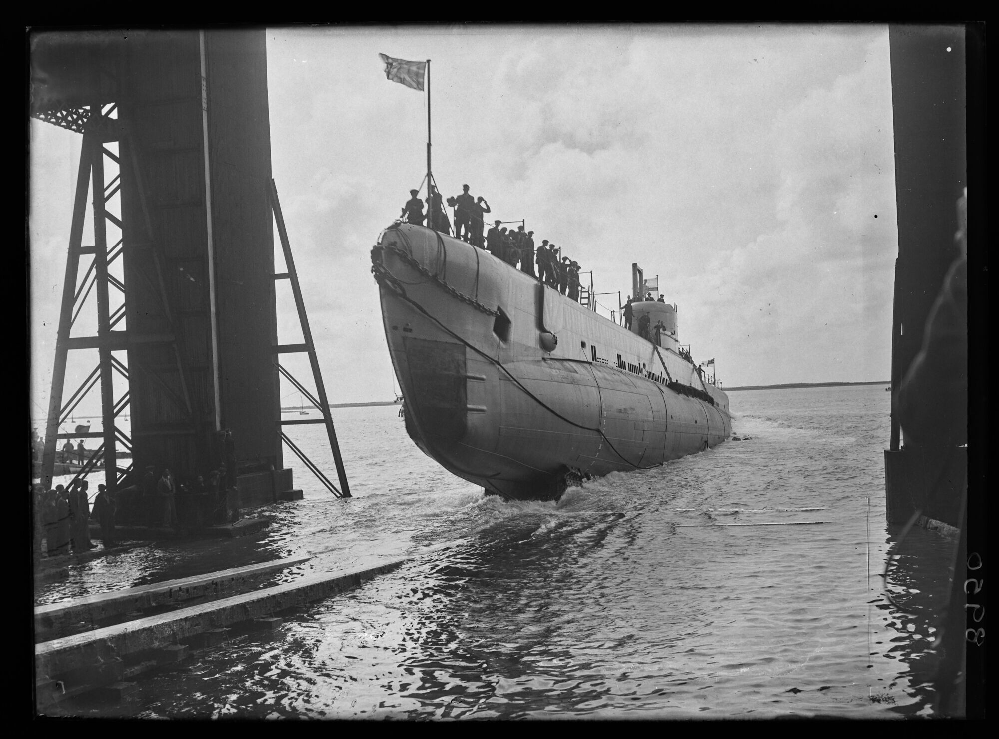 Launch of Submarine HMS Narwhal, Barrow in Furness