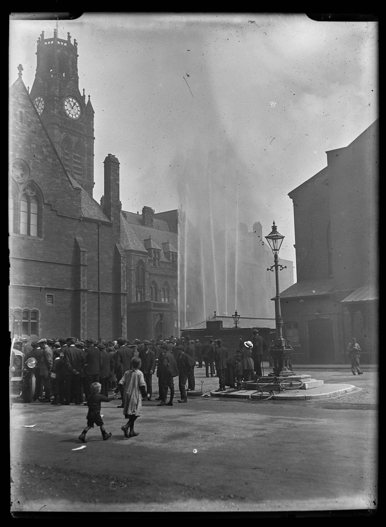 Fire Drill Back of Barrow Town Hall, Barrow-in-Furness