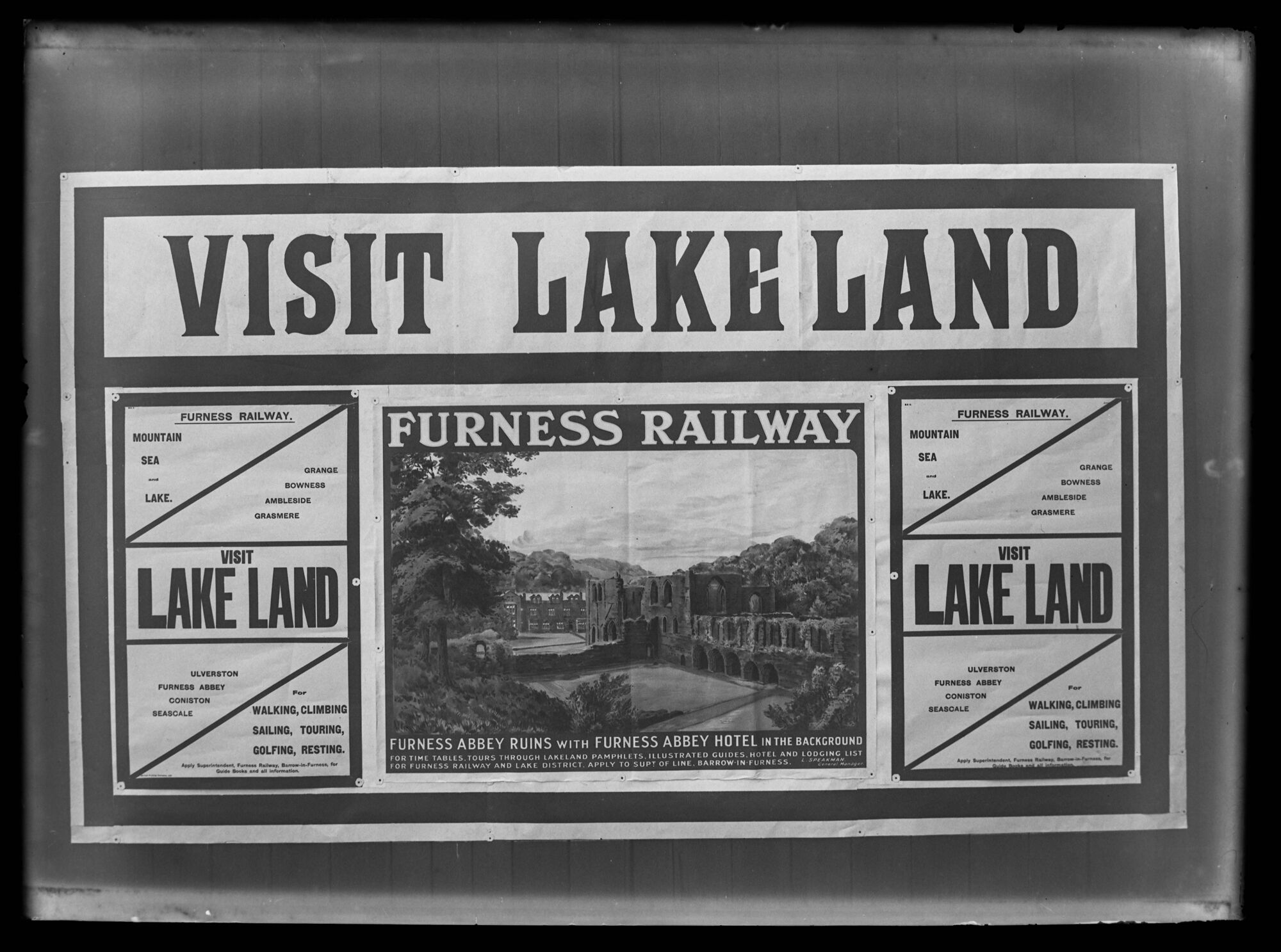 Visit Lakeland Poster, Barrow-in-Furness
