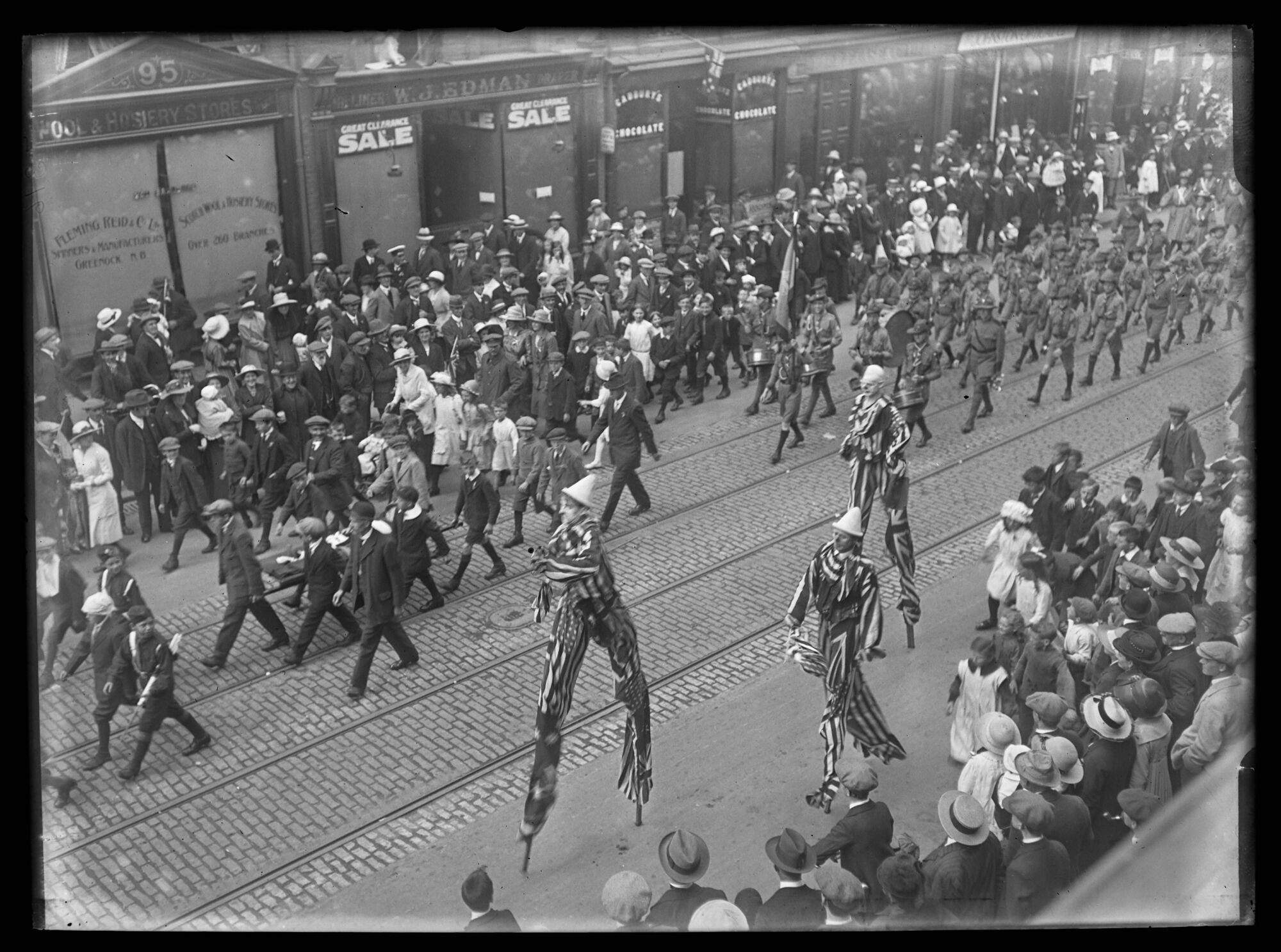 Victory Celebration Parade 1914 -18 War, Barrow-in-Furness